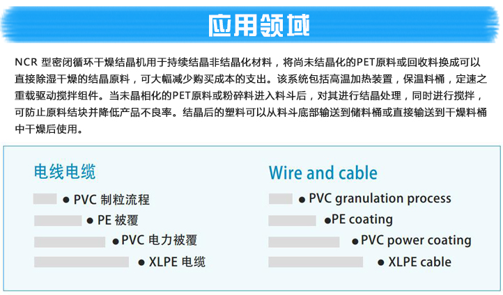 大型結晶干燥機產品參數